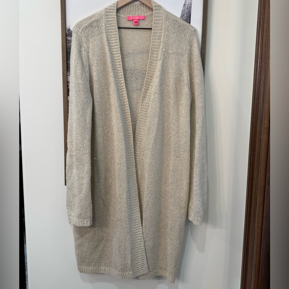 🌟💕🌟Lilly Pulitzer Sparkly Cardigan Sweater - Picture 6 of 8